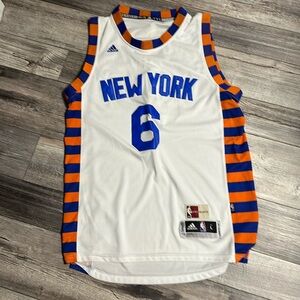 GUC Adidas New York Knicks Vintage Kristaps Porzingis Jersey Sz L